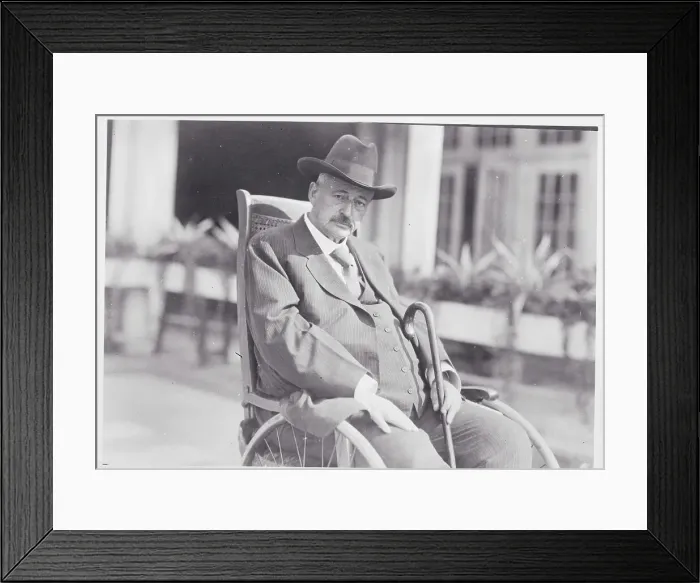 Framed Print : Portrait of Boise Penrose in Wheelchair Framed Print : Portrait of Boise Penrose in Wheelchair