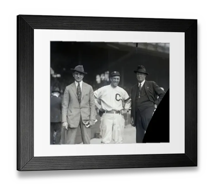 Framed Print : Cy Young, Napoleon Lajoie and Tris Speaker Framed Print : Cy Young, Napoleon Lajoie and Tris Speaker