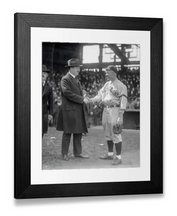 Framed Print : Tris Speaker During First Game of World Series Framed Print : Tris Speaker During First Game of World Series