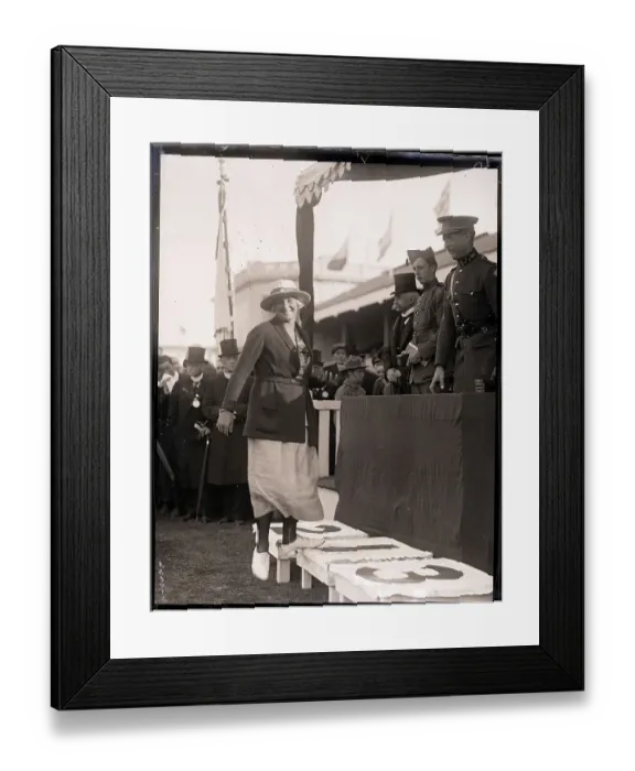 Framed Print : Ethelda Bleibtrey Shown with Her Prizes Framed Print : Ethelda Bleibtrey Shown with Her Prizes