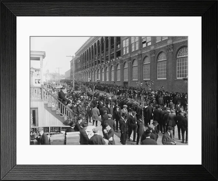 Framed Print : View of Fans for World Series Game Framed Print : View of Fans for World Series Game