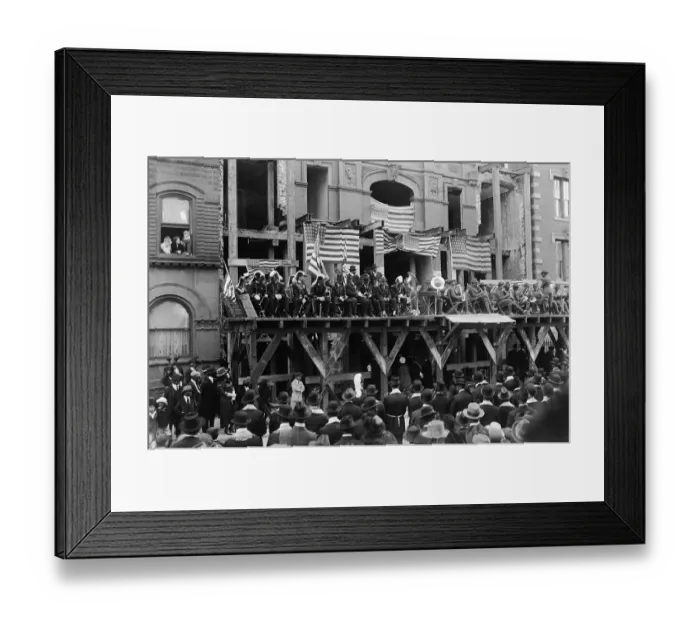 Framed Print : Church Cornerstone Ceremony Framed Print : Church Cornerstone Ceremony
