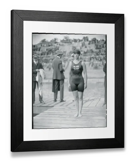 Framed Print : Olympic Diver in 1920 Framed Print : Olympic Diver in 1920
