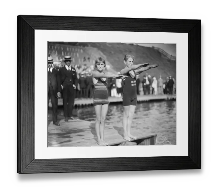 Framed Print : Young Olympic Swimmers Framed Print : Young Olympic Swimmers