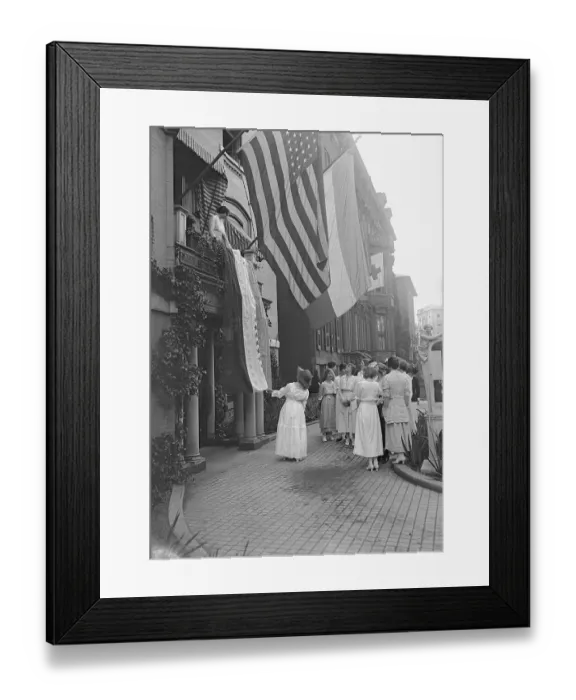 Framed Print : Alice Paul Rehearsing Framed Print : Alice Paul Rehearsing