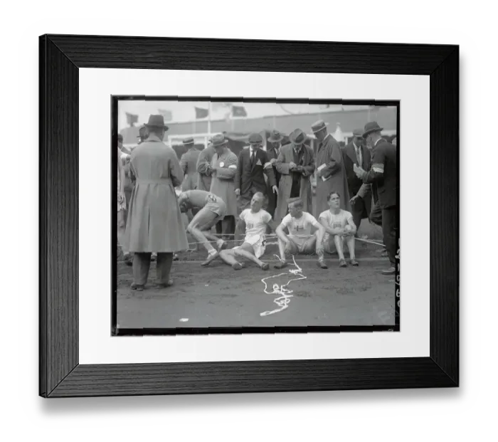 Framed Print : Olympian Racers After Finishing The Line Framed Print : Olympian Racers After Finishing The Line