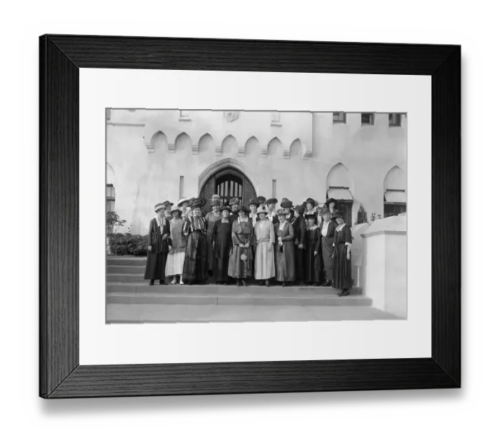 Framed Print : Suffrage Leaders at Conference Framed Print : Suffrage Leaders at Conference