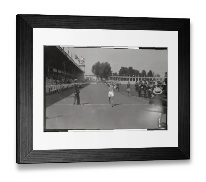 Framed Print : Ugo Frigerio Coming to Olympic Finish Line Framed Print : Ugo Frigerio Coming to Olympic Finish Line