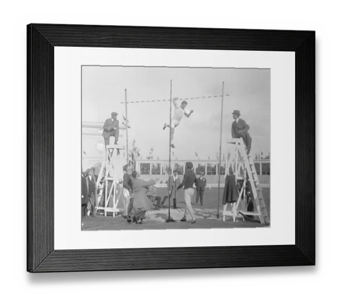 Framed Print : Frank K. Foss Winning the Pole Vault Competition Framed Print : Frank K. Foss Winning the Pole Vault Competition