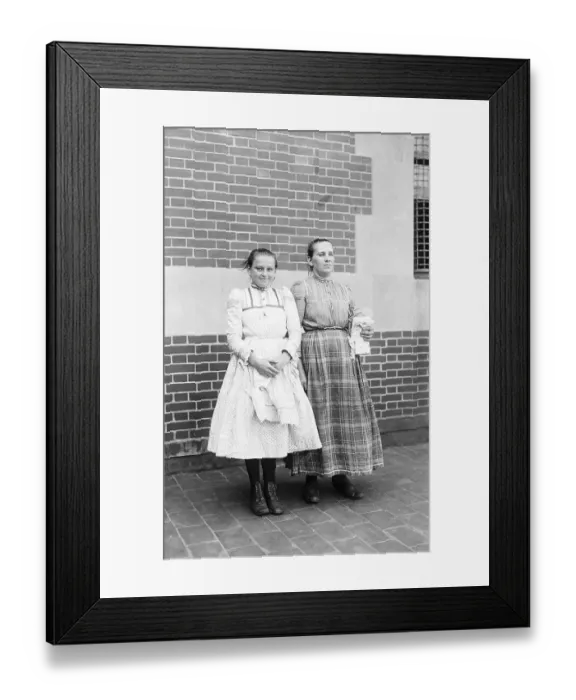 Framed Print : Two Czechoslovakians At Ellis Island Framed Print : Two Czechoslovakians At Ellis Island