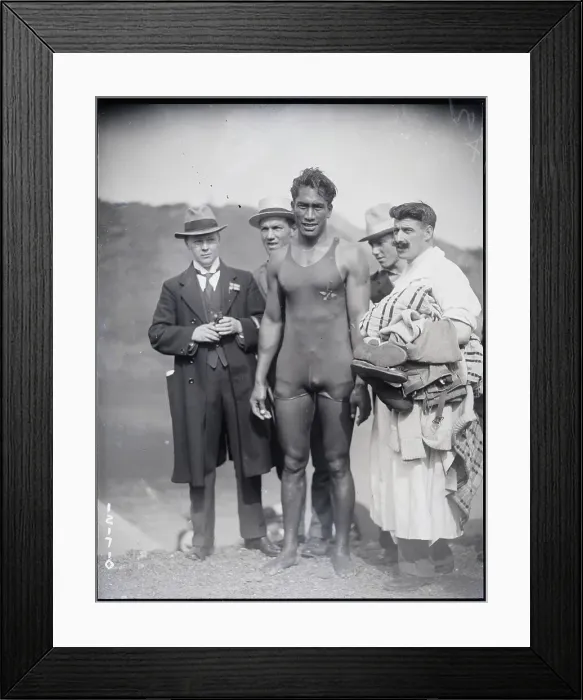 Framed Print : Duke Kahanamoku, U.S. Diver Framed Print : Duke Kahanamoku, U.S. Diver