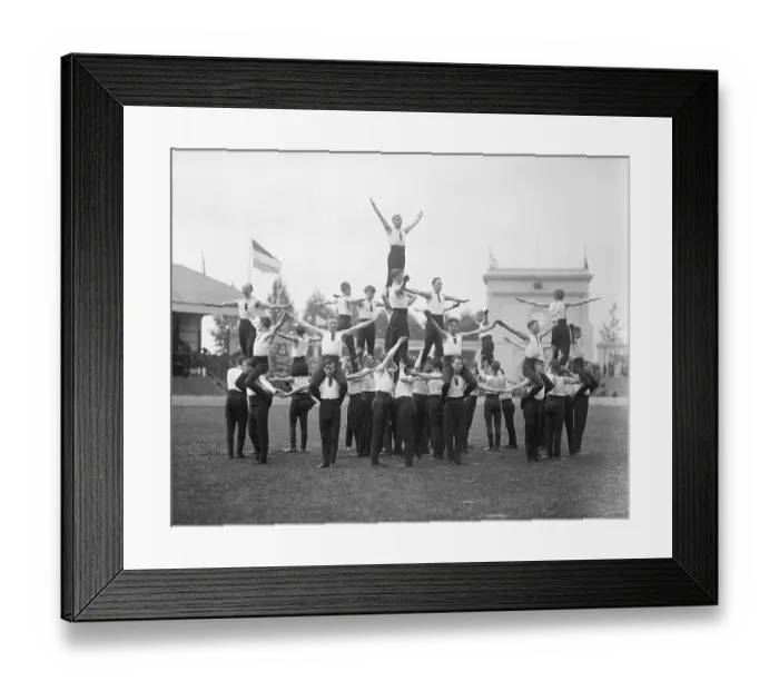 Framed Print : Men's Gymnast Group at Olympics Framed Print : Men's Gymnast Group at Olympics