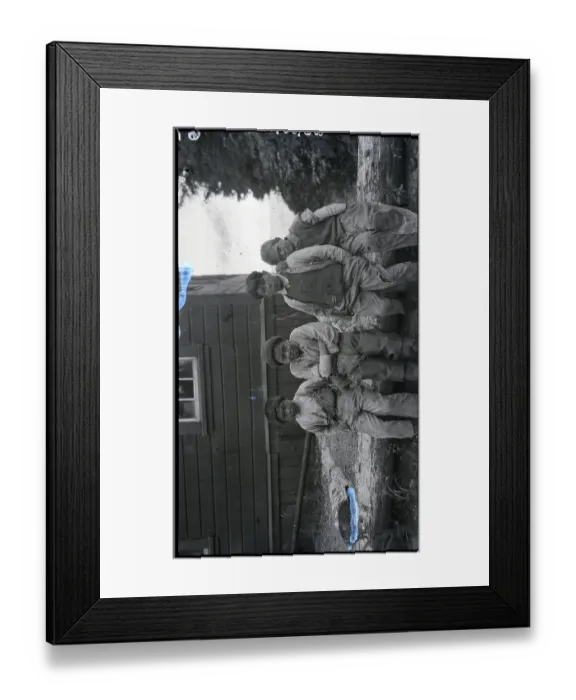 Framed Print : Eskimo Boys at School