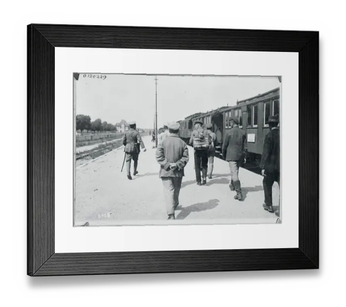 Framed Print : Prisoners by Train Framed Print : Prisoners by Train