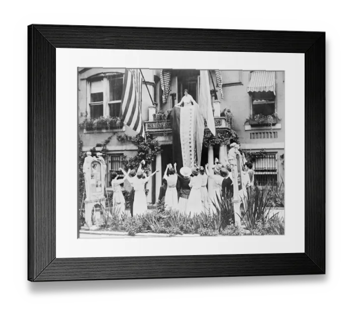 Framed Print : Celebrating the Ratification of the 19th Amendment Framed Print : Celebrating the Ratification of the 19th Amendment