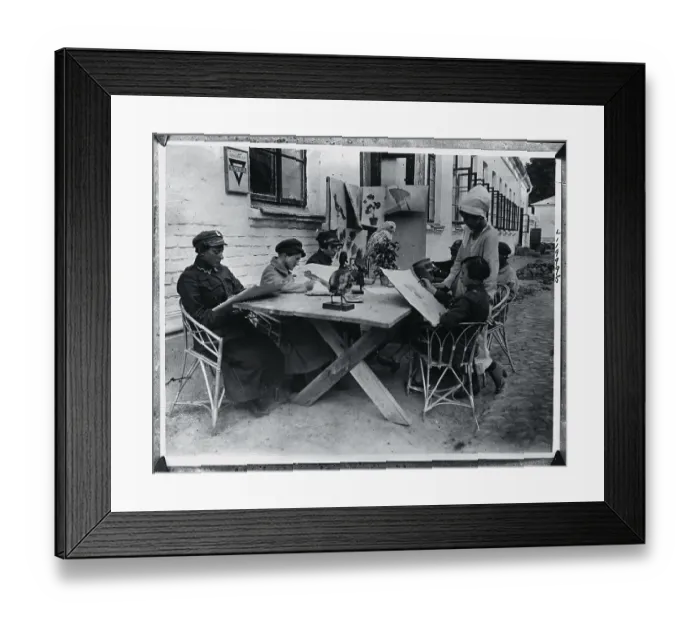 Framed Print : Legion of Polish Women Appreciating Art