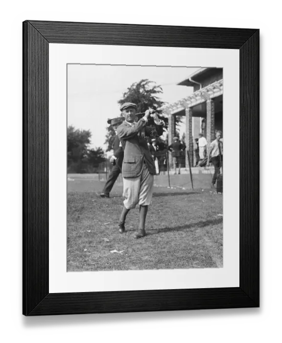 Framed Print : W.C. Fownes, Jr. Golfing Framed Print : W.C. Fownes, Jr. Golfing