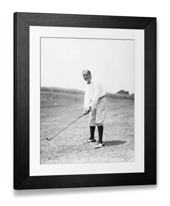 Framed Print : Walter Hagen Golfing