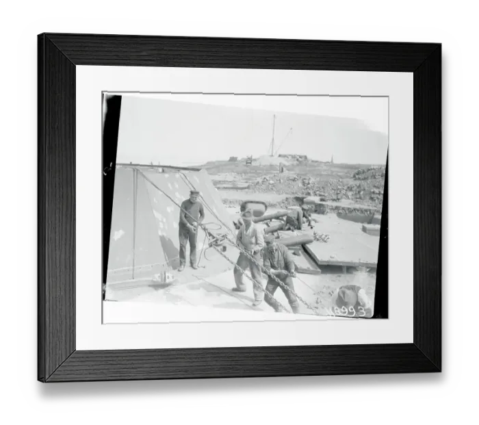 Framed Print : Engineers Destroying Military Weaponry Framed Print : Engineers Destroying Military Weaponry