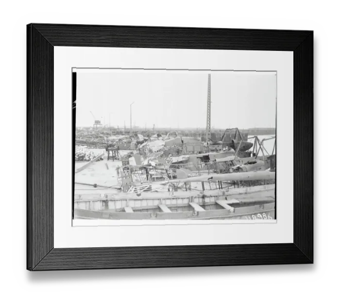 Framed Print : Military Airplane Graveyard at Heligoland Framed Print : Military Airplane Graveyard at Heligoland