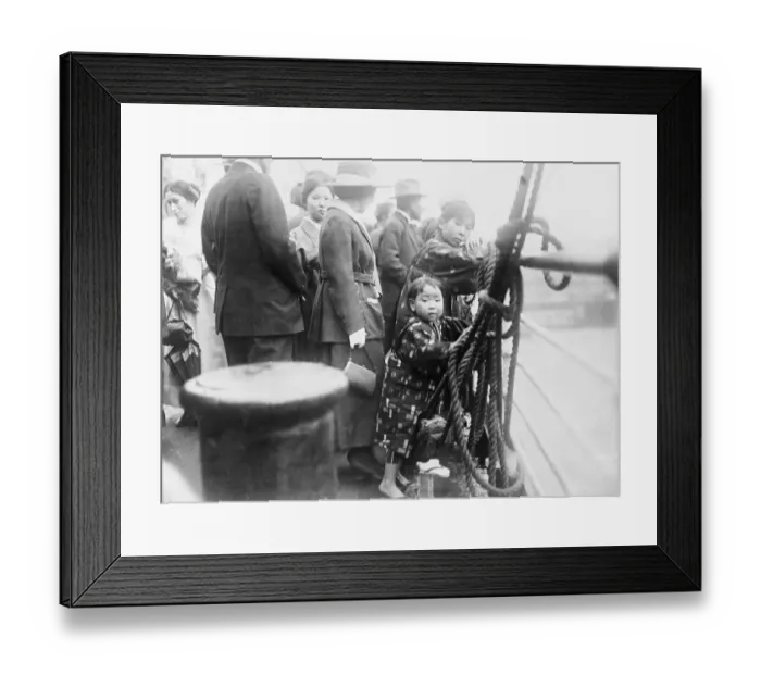 Framed Print : Japanese Immigrants Framed Print : Japanese Immigrants