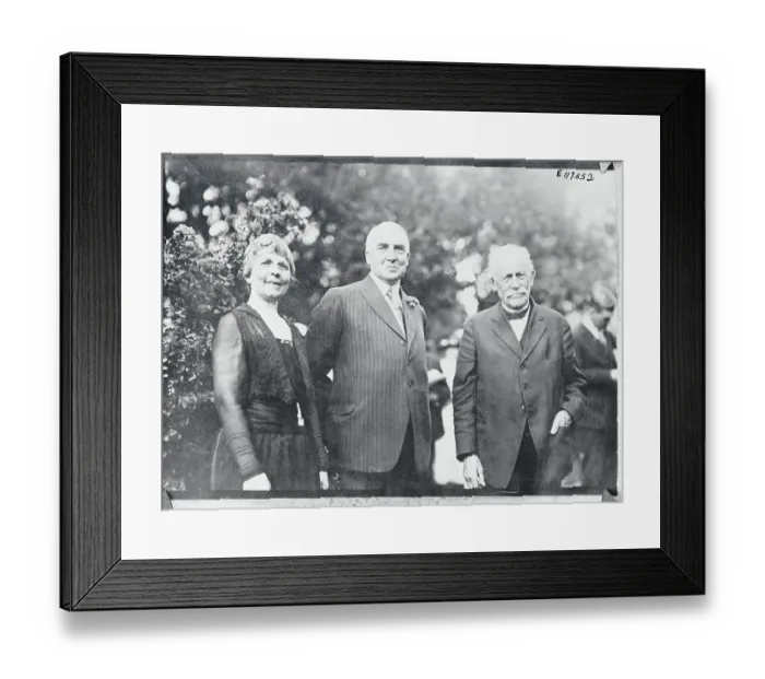 Framed Print : The Warren Harding Family Framed Print : The Warren Harding Family