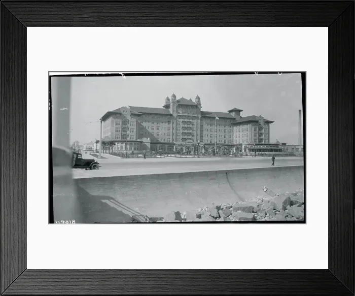 Framed Print : Galvez Hotel Framed Print : Galvez Hotel