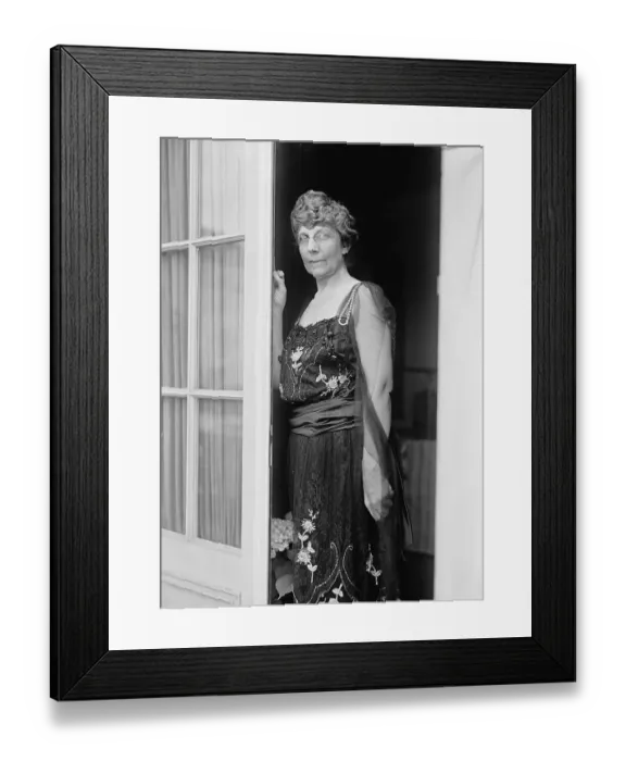 Framed Print : Mrs. Warren G. Harding