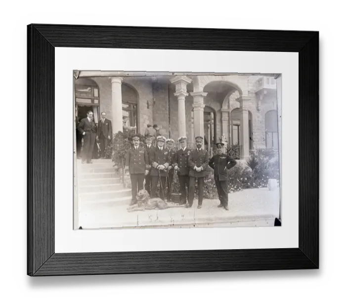 Framed Print : Admiral Beatty and Staff at Peace Conference Framed Print : Admiral Beatty and Staff at Peace Conference