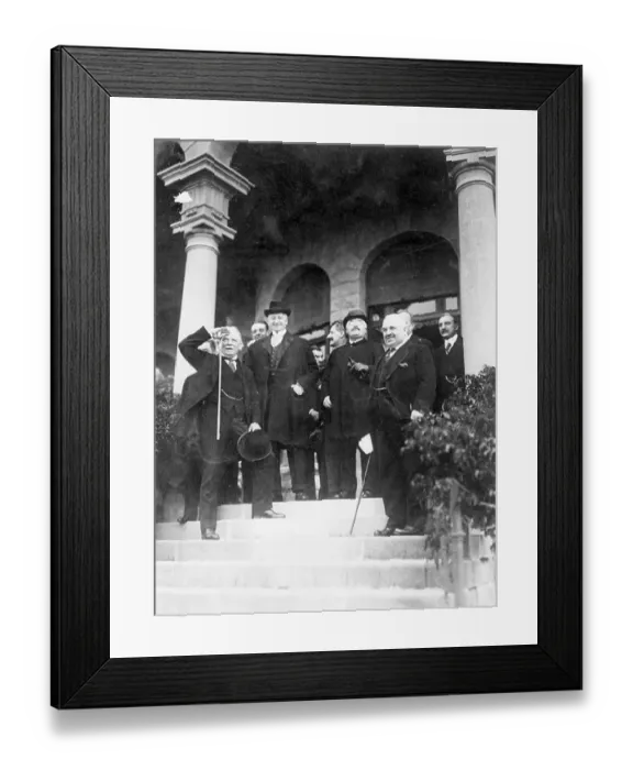 Framed Print : European Leaders at League of Nations Peace Conference Framed Print : European Leaders at League of Nations Peace Conference
