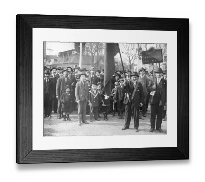 Framed Print : Bolsheviks Parading in Costume Framed Print : Bolsheviks Parading in Costume