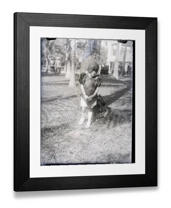 Framed Print : Little Girl Wearing Heart Costume Framed Print : Little Girl Wearing Heart Costume