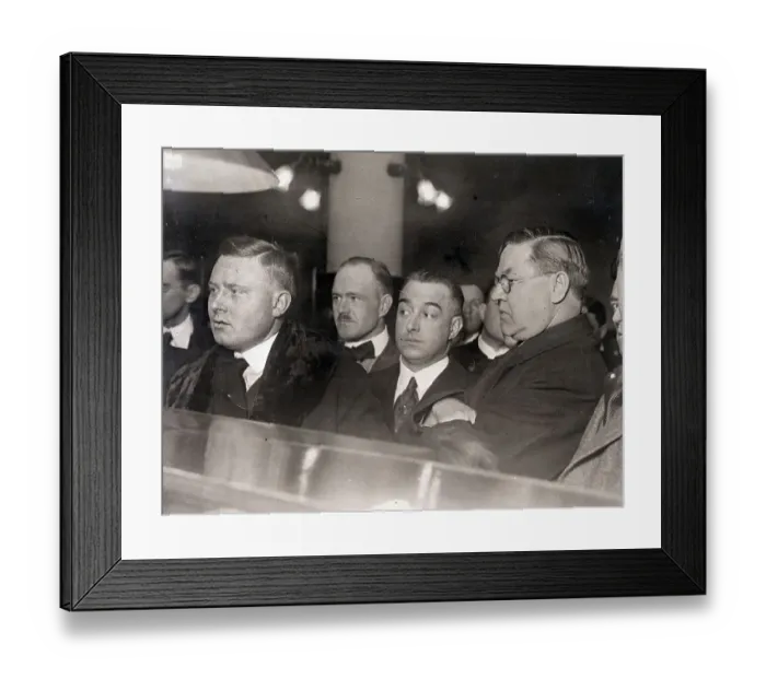 Framed Print : Otto Christensen in Court Framed Print : Otto Christensen in Court