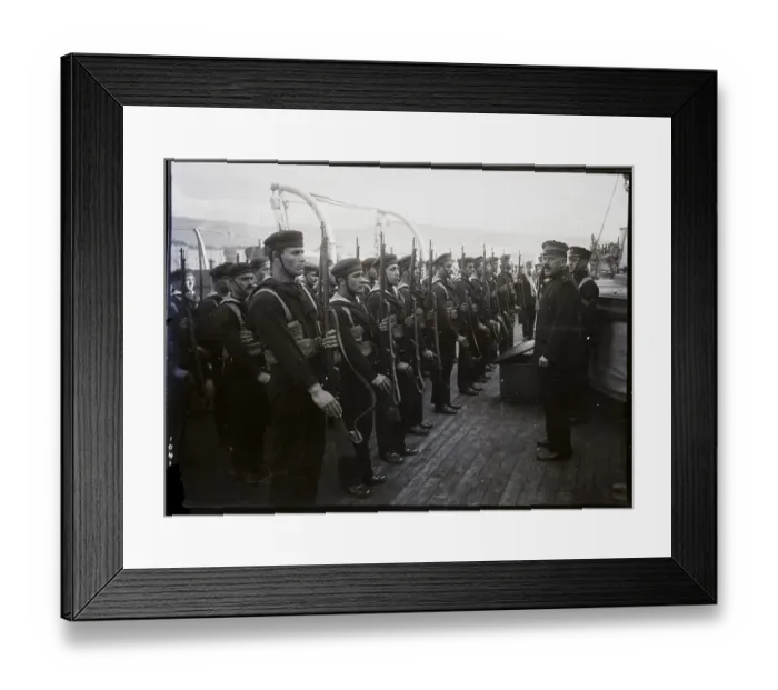 Framed Print : Sailors On Ship Undergoing Inspection Framed Print : Sailors On Ship Undergoing Inspection