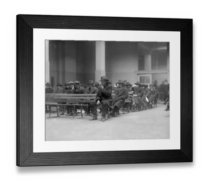 Framed Print : Radicals Awaiting Deportation Framed Print : Radicals Awaiting Deportation