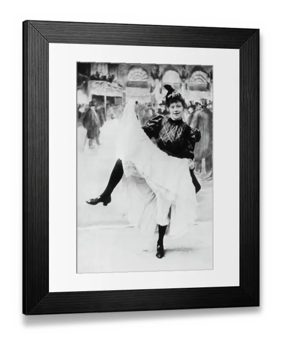 Framed Print : Can-can Dancer Framed Print : Can-can Dancer