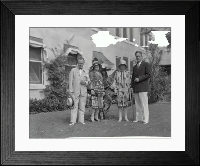 Framed Print : Roy Howard and Bruce Barton with Their Wives Framed Print : Roy Howard and Bruce Barton with Their Wives
