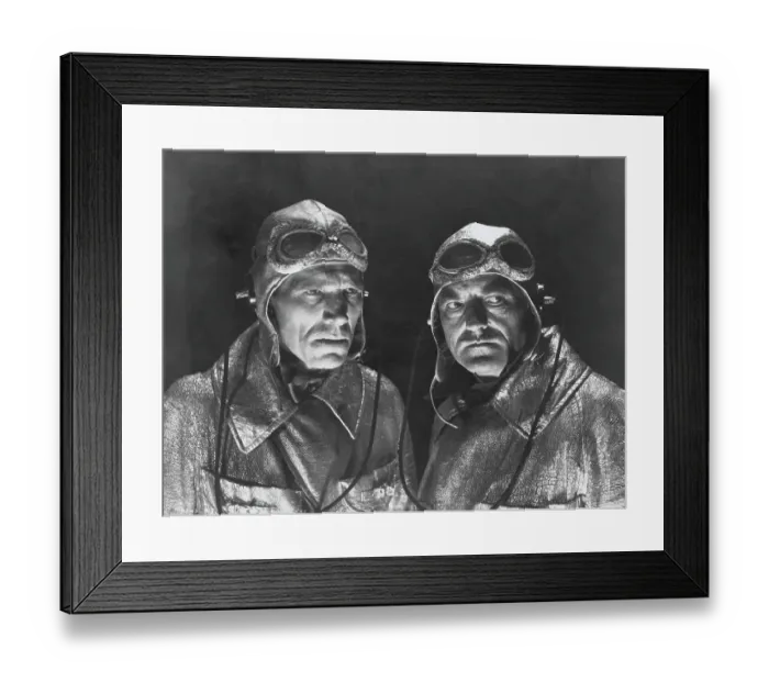 Framed Print : World War I Pilots Framed Print : World War I Pilots