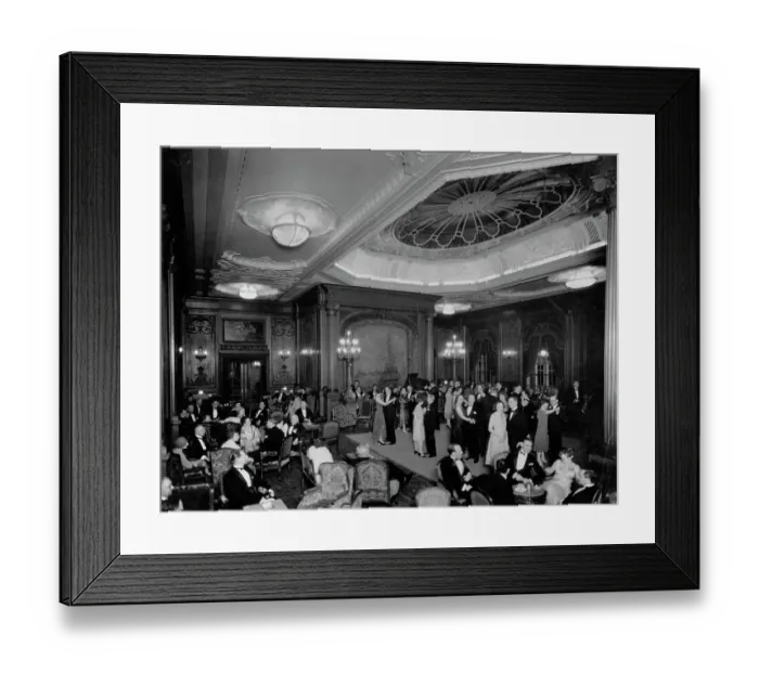 Framed Print : Couples Dancing in Ballroom Framed Print : Couples Dancing in Ballroom