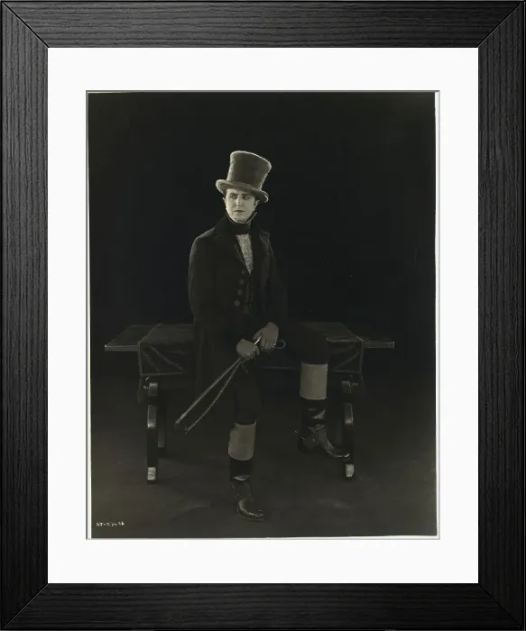 Framed Print : Actor Irving Cummings Wearing Fur Top Hat Framed Print : Actor Irving Cummings Wearing Fur Top Hat