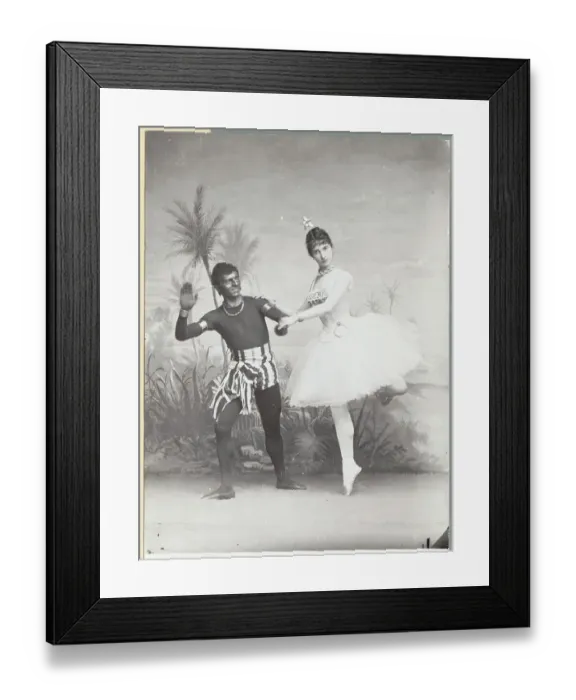 Framed Print : Augistin Berger and Guiletta Pattrinieri During Ballet Framed Print : Augistin Berger and Guiletta Pattrinieri During Ballet