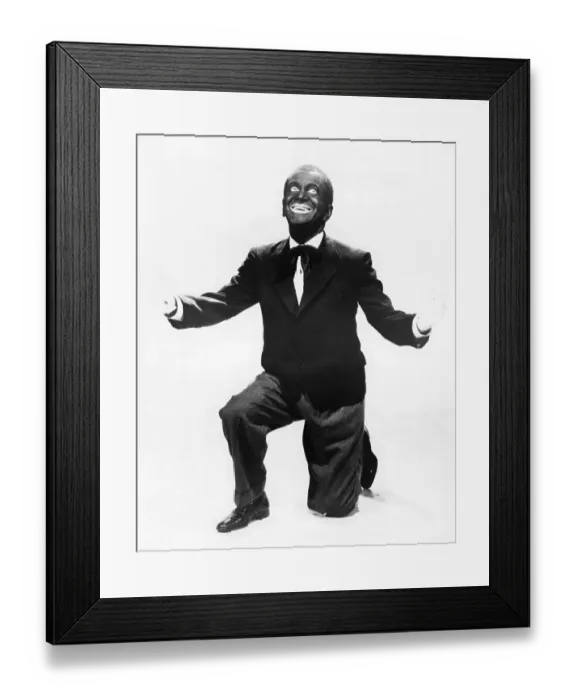 Framed Print : Minstrel Singer Al Jolson Framed Print : Minstrel Singer Al Jolson