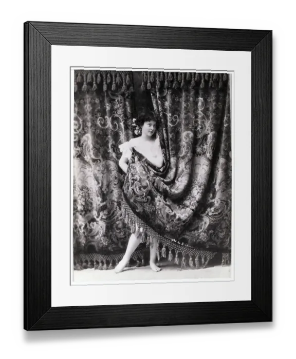 Framed Print : Beatrice Minnie Ashley on Stage Framed Print : Beatrice Minnie Ashley on Stage