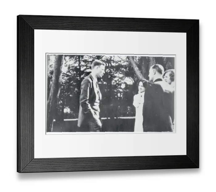Framed Print : Portrait of Charles and Anne Lindbergh at Embassy Framed Print : Portrait of Charles and Anne Lindbergh at Embassy
