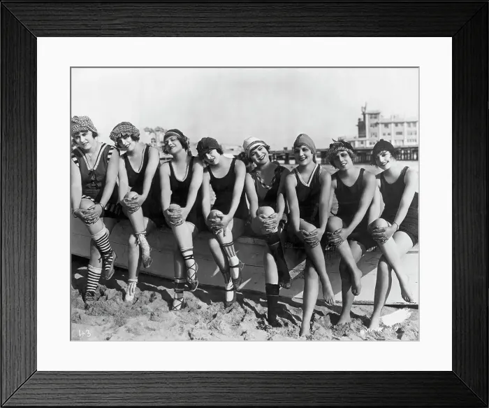 Framed Print : 1920s Bathing Beauties Framed Print : 1920s Bathing Beauties