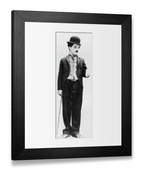 Framed Print : Actor Charlie Chaplin in Costume Framed Print : Actor Charlie Chaplin in Costume