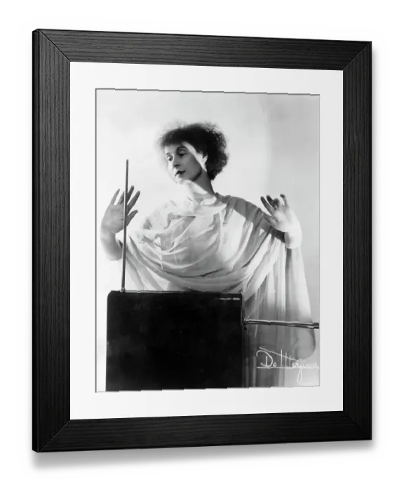 Framed Print : Lucie Bigelow Rosen Playing Theremin Framed Print : Lucie Bigelow Rosen Playing Theremin