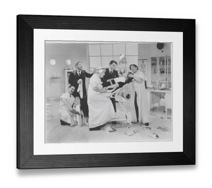 Framed Print : Marx Brothers and Costars in A Day at The Races Framed Print : Marx Brothers and Costars in A Day at The Races
