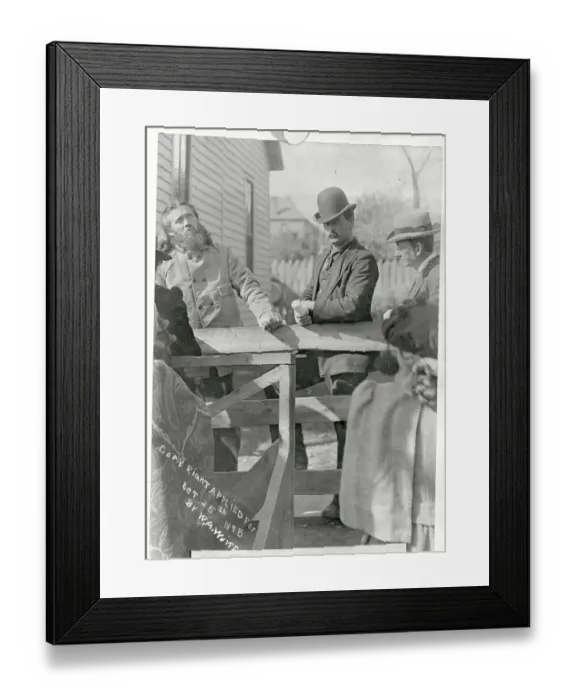 Framed Print : Faith Healer Francis Schlatter with Some of His Followers Framed Print : Faith Healer Francis Schlatter with Some of His Followers
