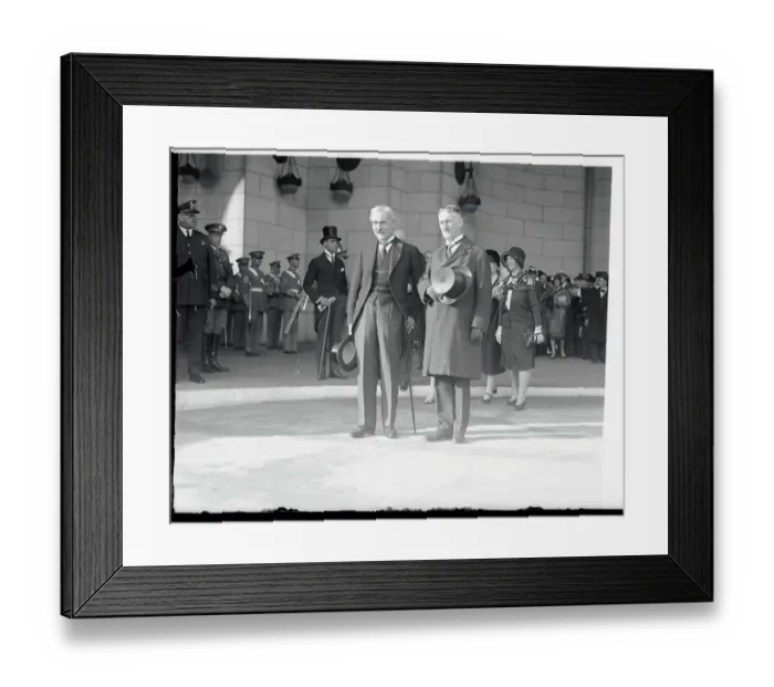 Framed Print : Ramsey Macdonald with Herny Stimson Framed Print : Ramsey Macdonald with Herny Stimson